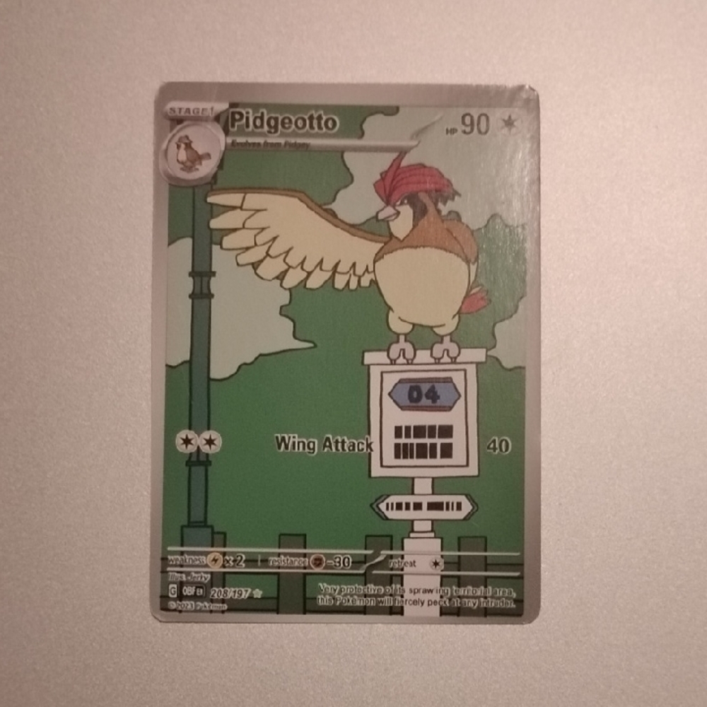 Pidgeotto Pokémon Card